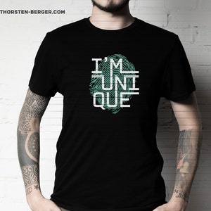 Motivo de trazador "I'm Unique" de Thorsten Berger // Trazado / Declaración / Letras