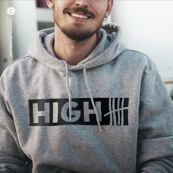 Plottermotiv "High Five" by Thorsten Berger // Plotten / Positiv / Lettering / Statement / Casual / Motivation