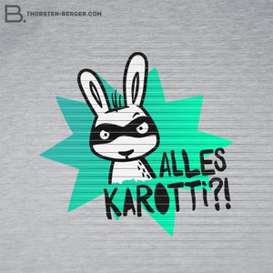 Plottermotiv "Moehrchen" by Thorsten Berger // Plotten / Ostern / Humor / Cool / Hase / Bandit / Maske / Kids / Kinder
