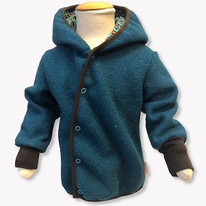 Walk jacket &quot;Leo&quot; in petrol size. 62-128