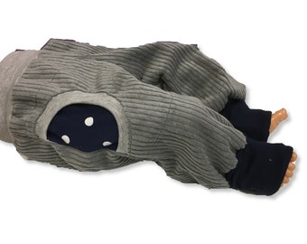 Harembroek van corduroy met brede ribbels / Groeibroek voor kinderen