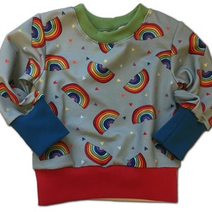 Sweatshirt rainbow size 62 128 image 2