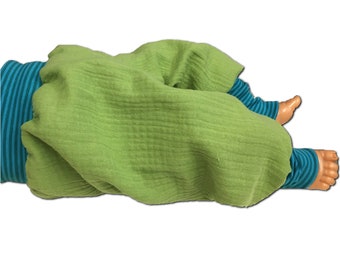 Bloomers muslin apple green size 62-128