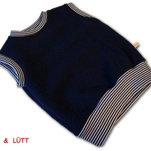 Sweater made of wool walk size. 62-128