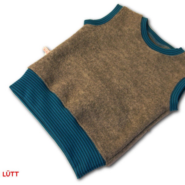 Pull en laine bouillie Gr. 62-128