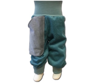 Pump pants made of wide cord size 56-128