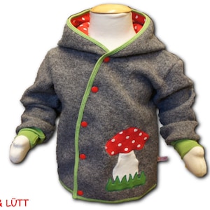 Boiled wool jacket size 62-128