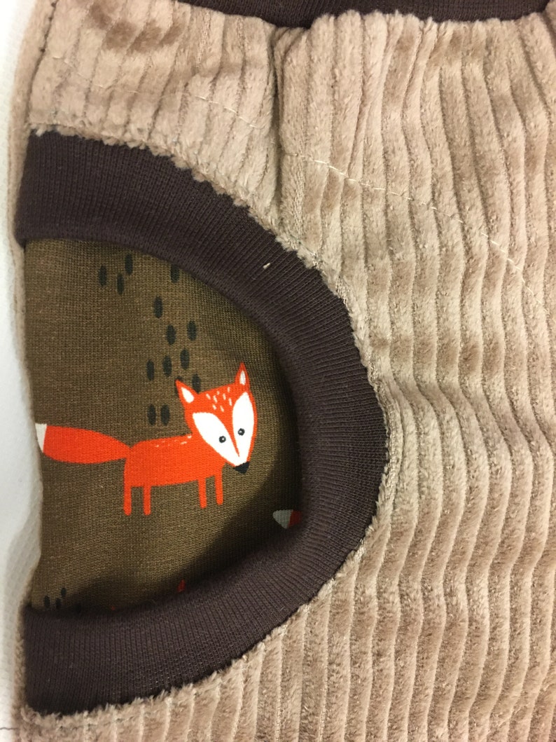 Pants wide corduroy fox size 56-128 image 4