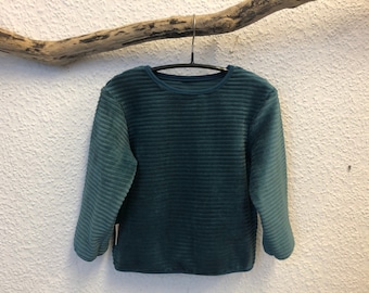 Sweater Nicky Cord "petrol" size 62-140