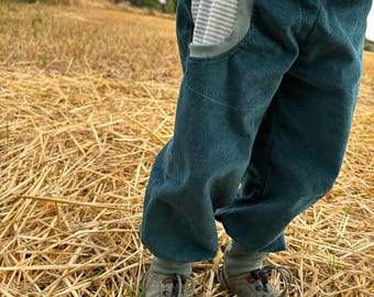 Pumphose Cord Petrol Gr.56-128