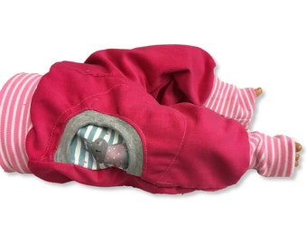 Corduroy harembroek / meegroeiende broek voor kinderen
