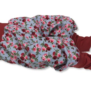 Bloomers Muslin Flowers Light Blue Size 50-104