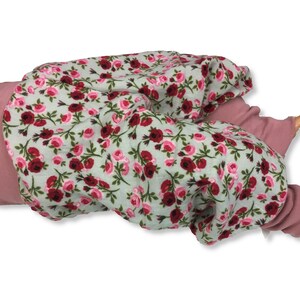 Bloomers muslin flowers light green size 50-104