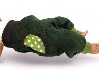 Corduroy harem pants / Grow-with-me pants for children