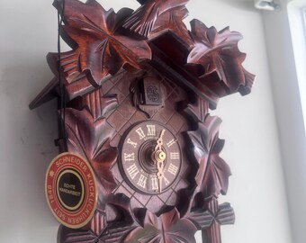 thumbnail image 2 of Regula 25 Cuckoo Clock Movement - Black Forest 1 Day Mechanical, 19.1cm Pendulum + Chains 2 of 4