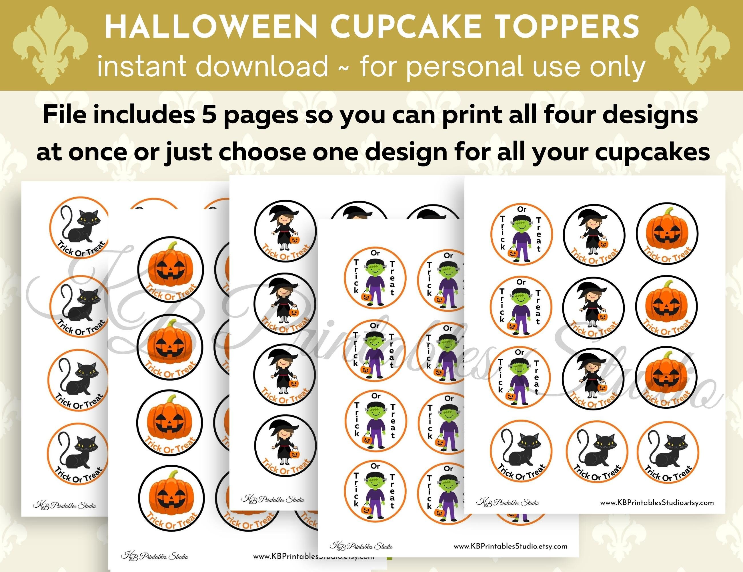 Halloween Printable Cupcake Toppers Halloween Cupcakes Etsy halloween-printable-cupcake-toppers-halloween-cupcakes-etsy