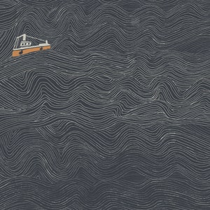 Greeting card - Night Fishing