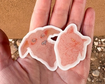 Hunde und Katzen Sticker
