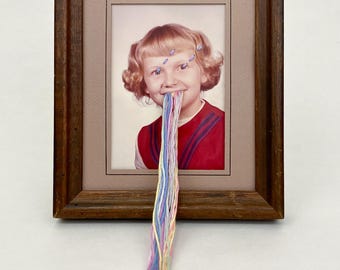 Das Mädchen: Collage, Skulptur