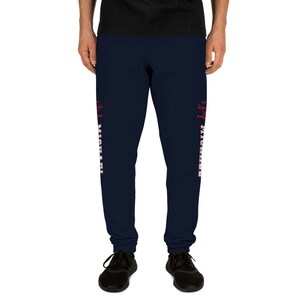 Custom Unisex Joggers-Navy