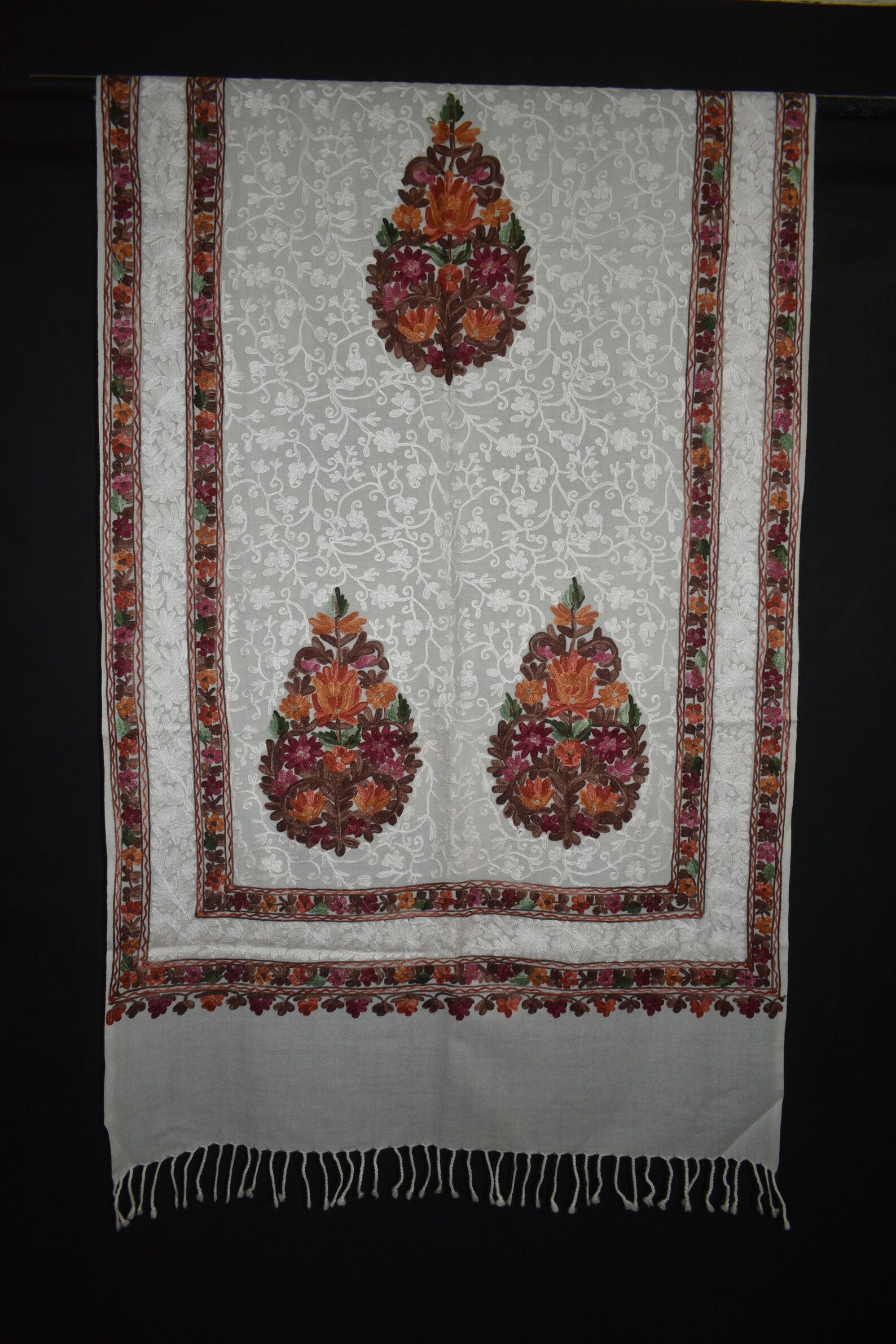 Shawl women shawl scarf women embroidery shawl handmade  etsy