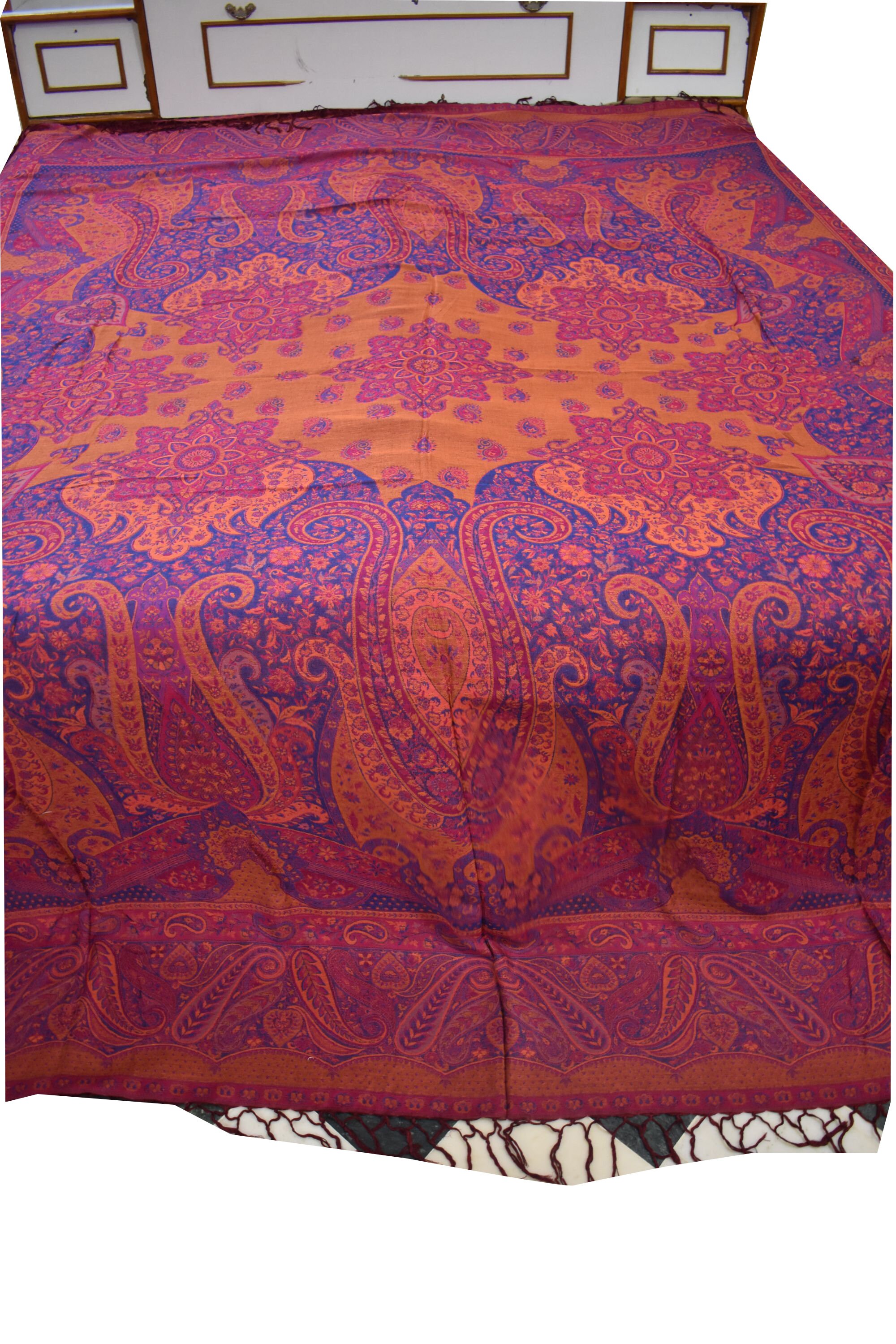 Valentine's shopping Pashmina Blanket Throw Reversible Etsy