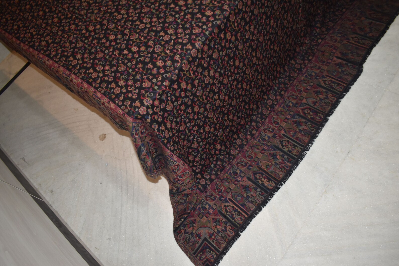 Throw Large Pashmina Blanket Throw Réversible India Bedding Etsy