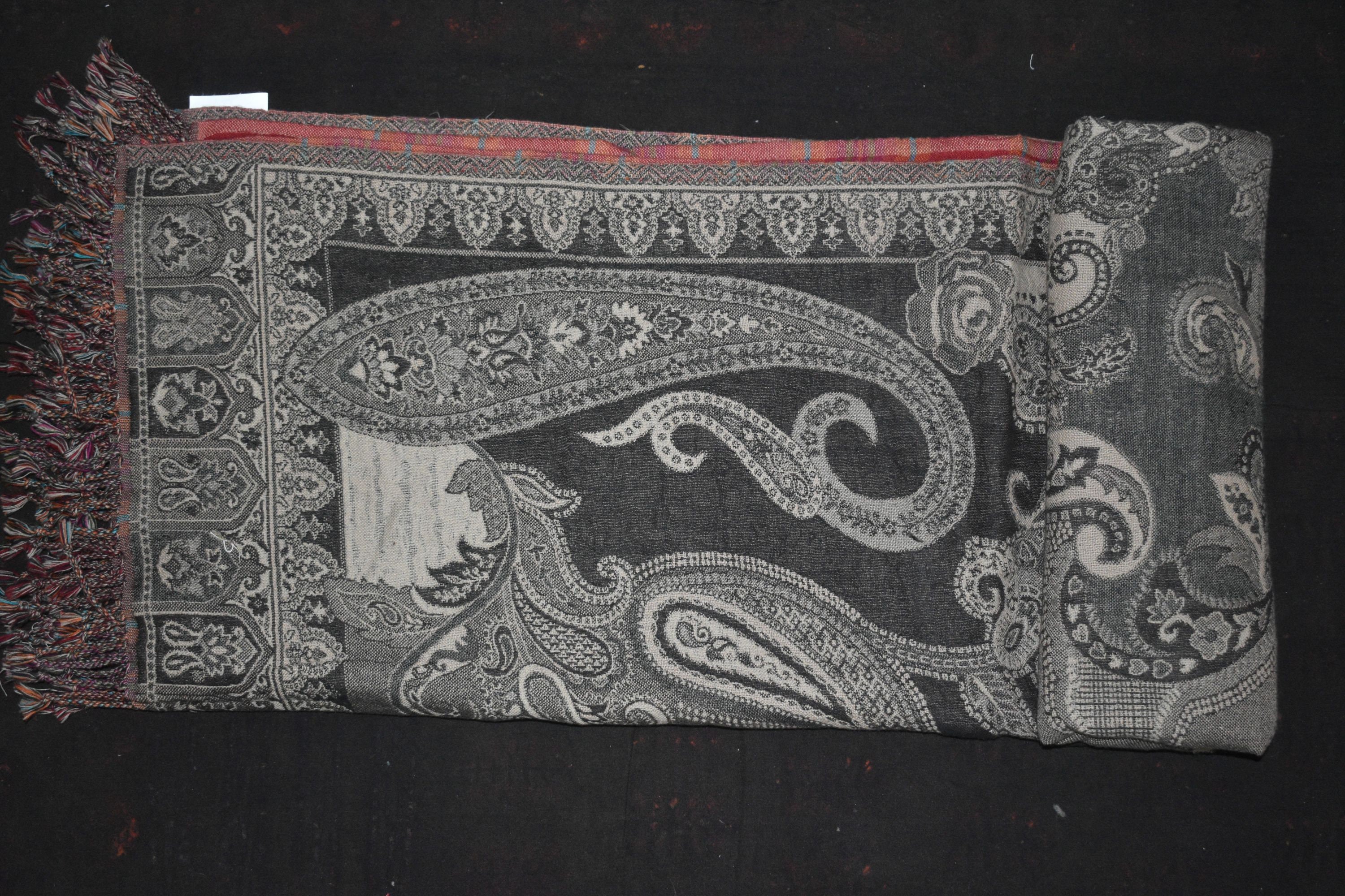 Jamawar Cashmere Wool Throw Boiled Wool Blanket 100 Boiled Etsy