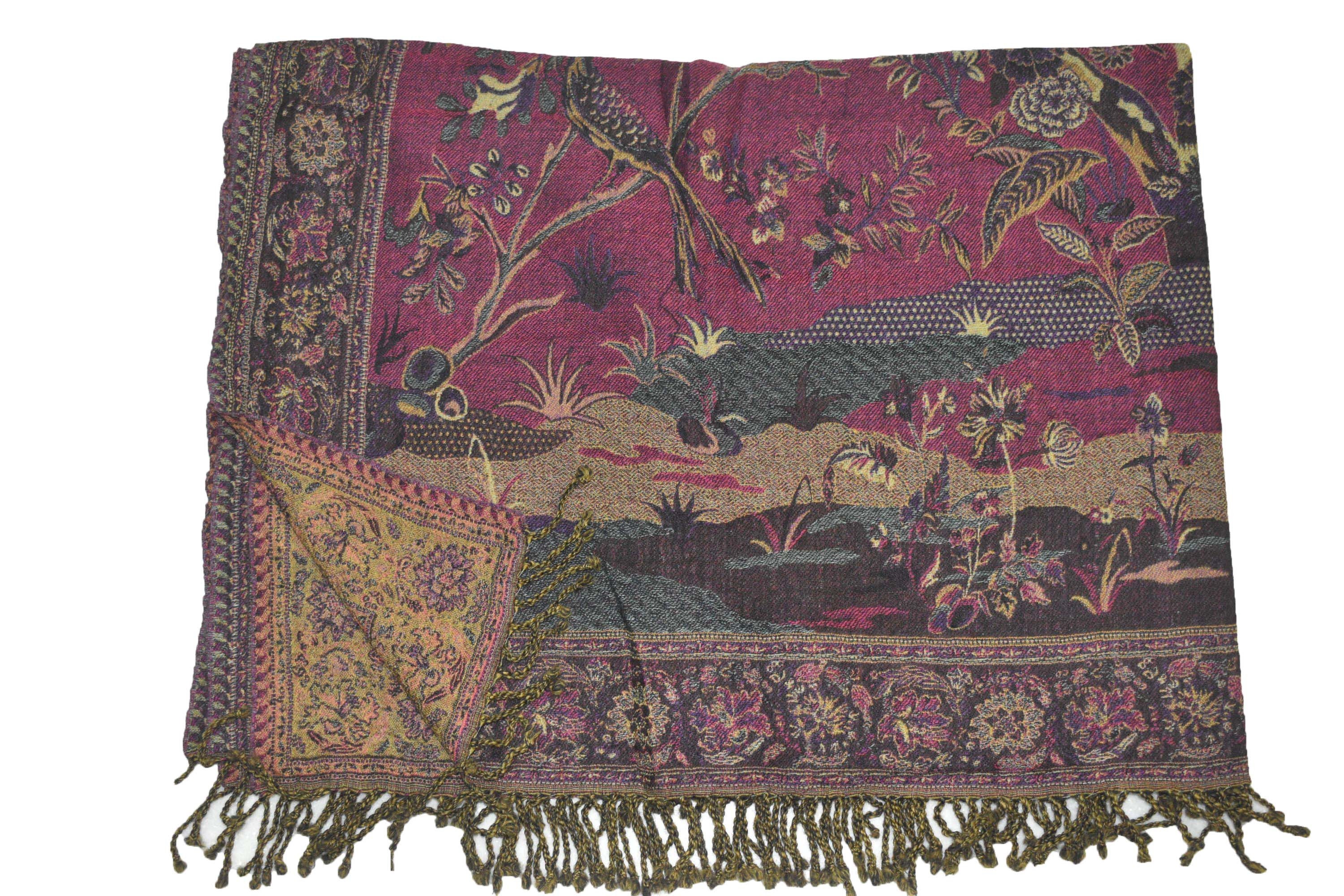 Cashmere Throws Blanket Pashmina Thick Blanket Extra Large Etsy