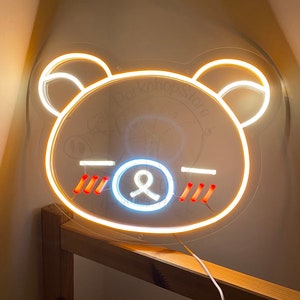 Signo de neón de dibujos animados personalizado, enchufe USB, portátil, letrero de luz de neón LED, regalo de aniversario, luz nocturna, luz LED personalizada, regalo personalizado