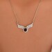 Platino Argento Sterling .925 Blu Opale Iniziale Q Alfabeto Nome