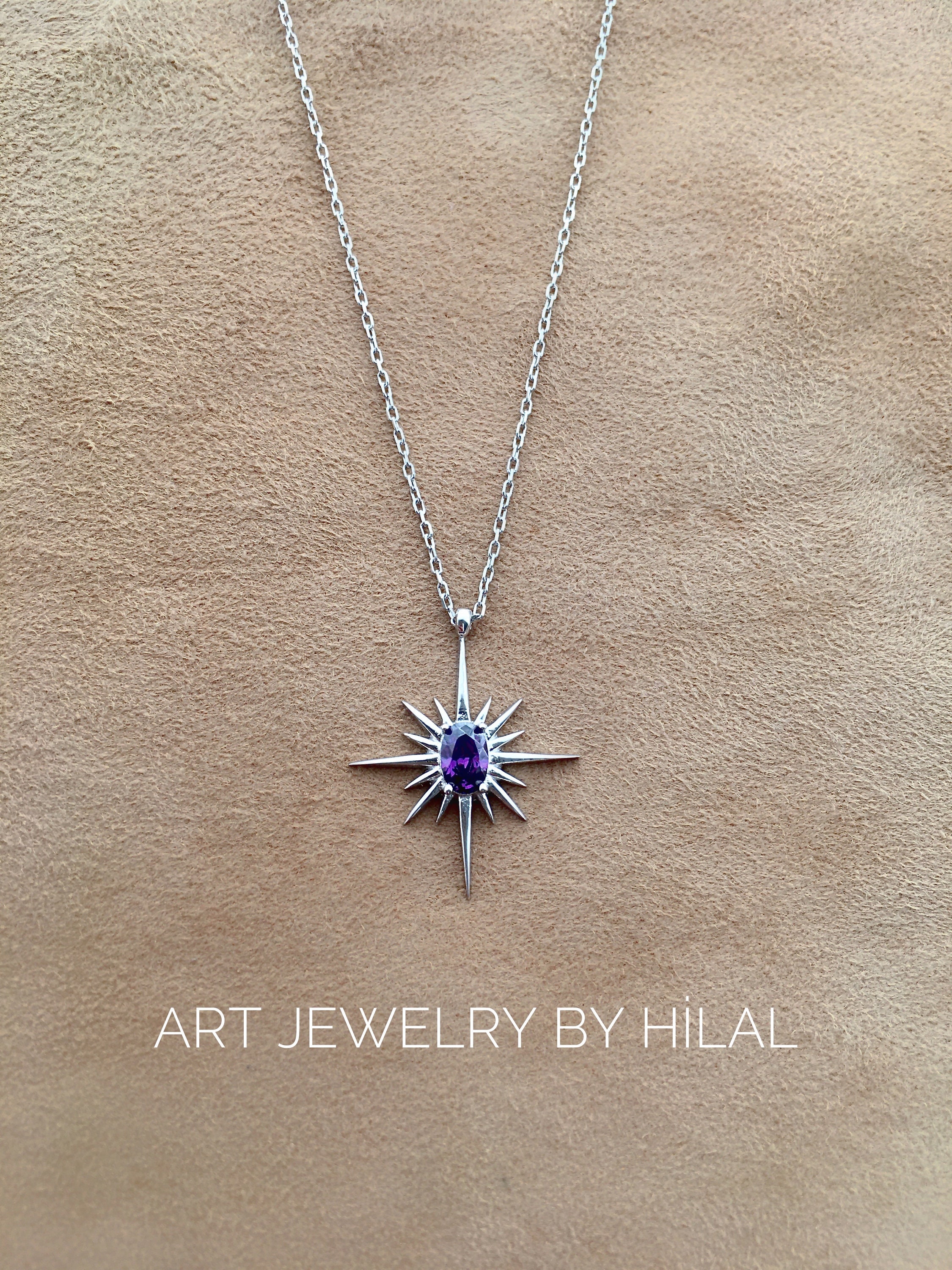 【BLACKPURPLE】25SS★ Kitsch star cattus necklace Kitsch star cattus necklace - BLACKPURPLE_USD