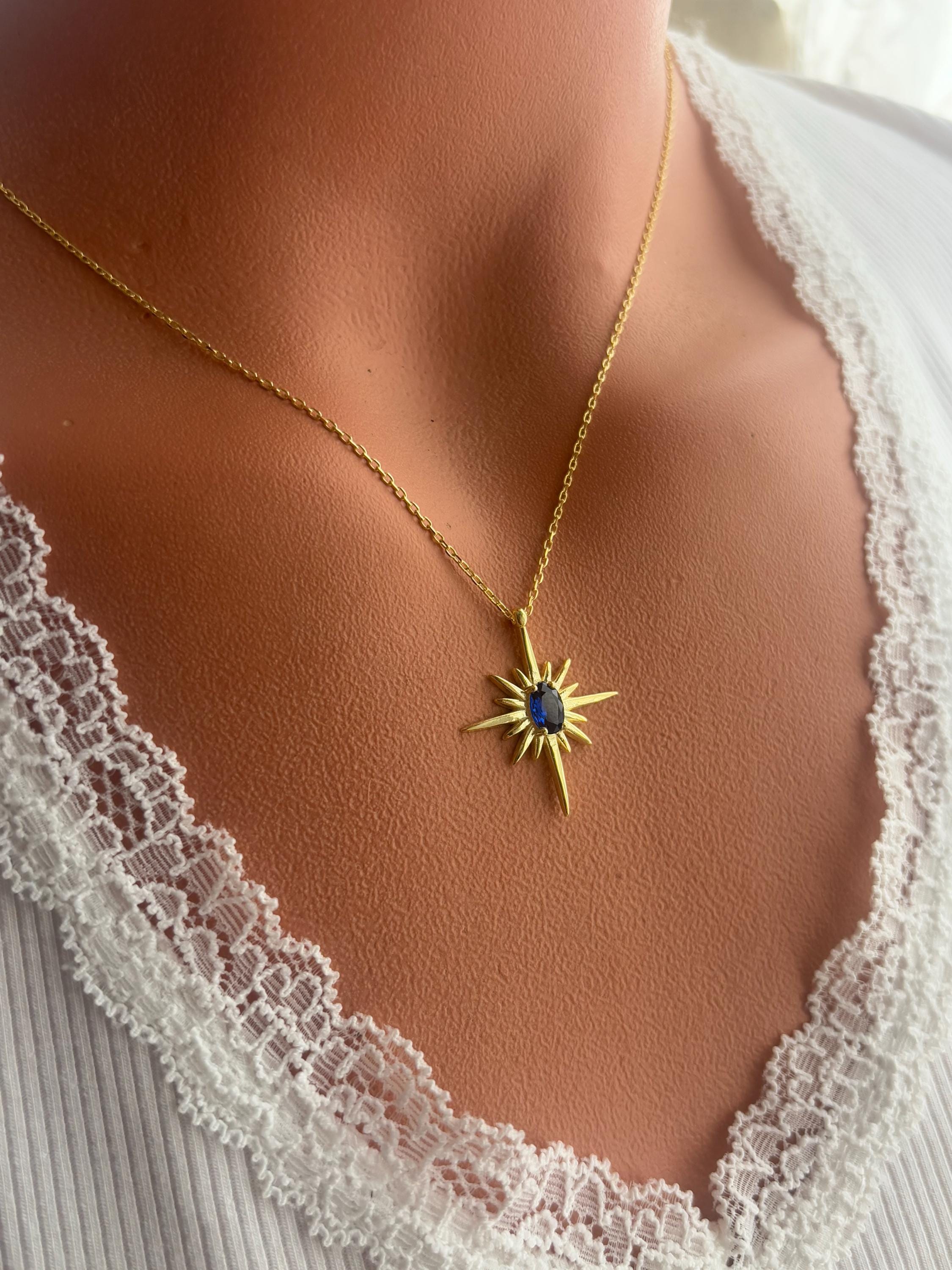 【送料無料】スターリングシルバー☆NORTH STAR ネックレス 送料無料】スターリングシルバー☆NORTH STAR ネックレス