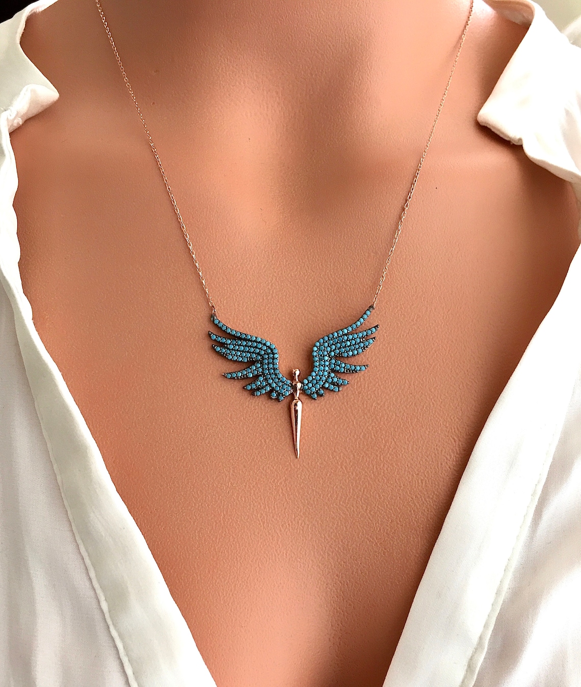 St Michael the Archangel Necklace / 925 Sterling Silver Etsy