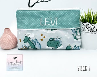 Personalized DRAGON diaper bag with name