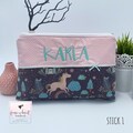 Changing bag \/ diaper bag UNICORN personalized with name