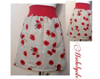 Jeansrock Knielang Etsy