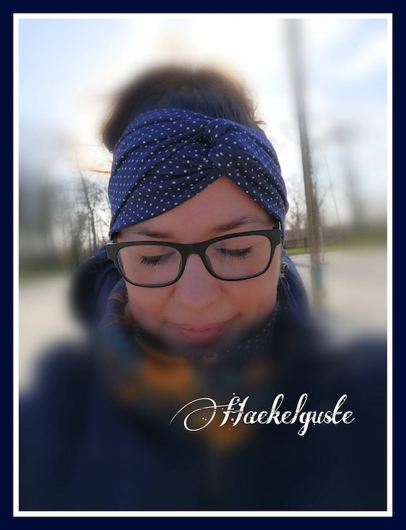 wide XXL knot headband 