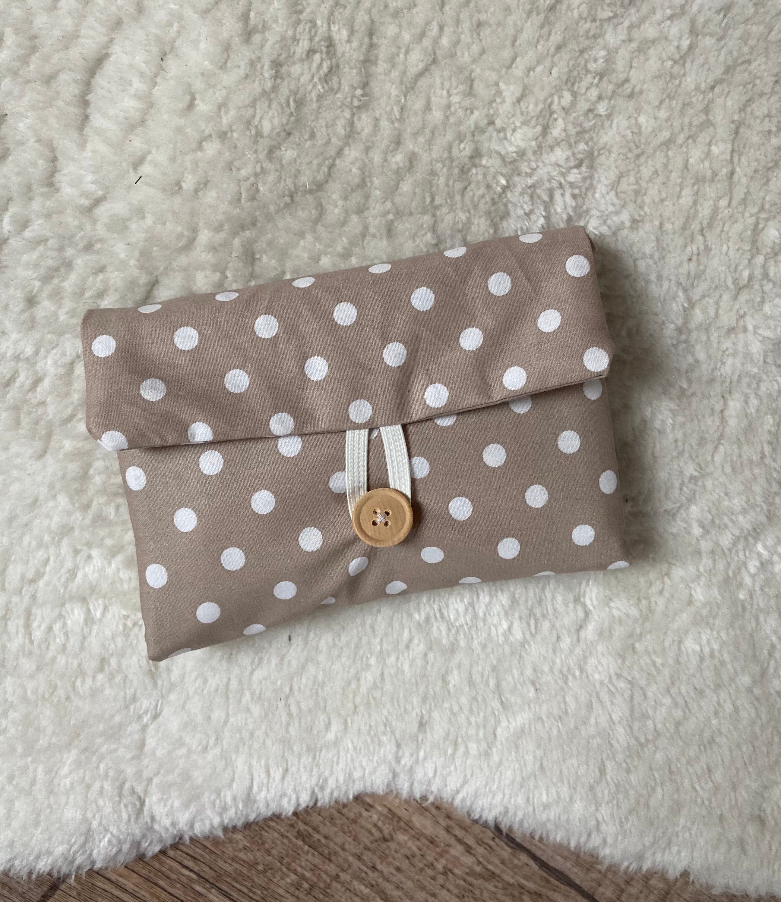 2x Tampon Aufbewahrungstaschen - Diskret Mit Reißverschluss Schwarz & Beige