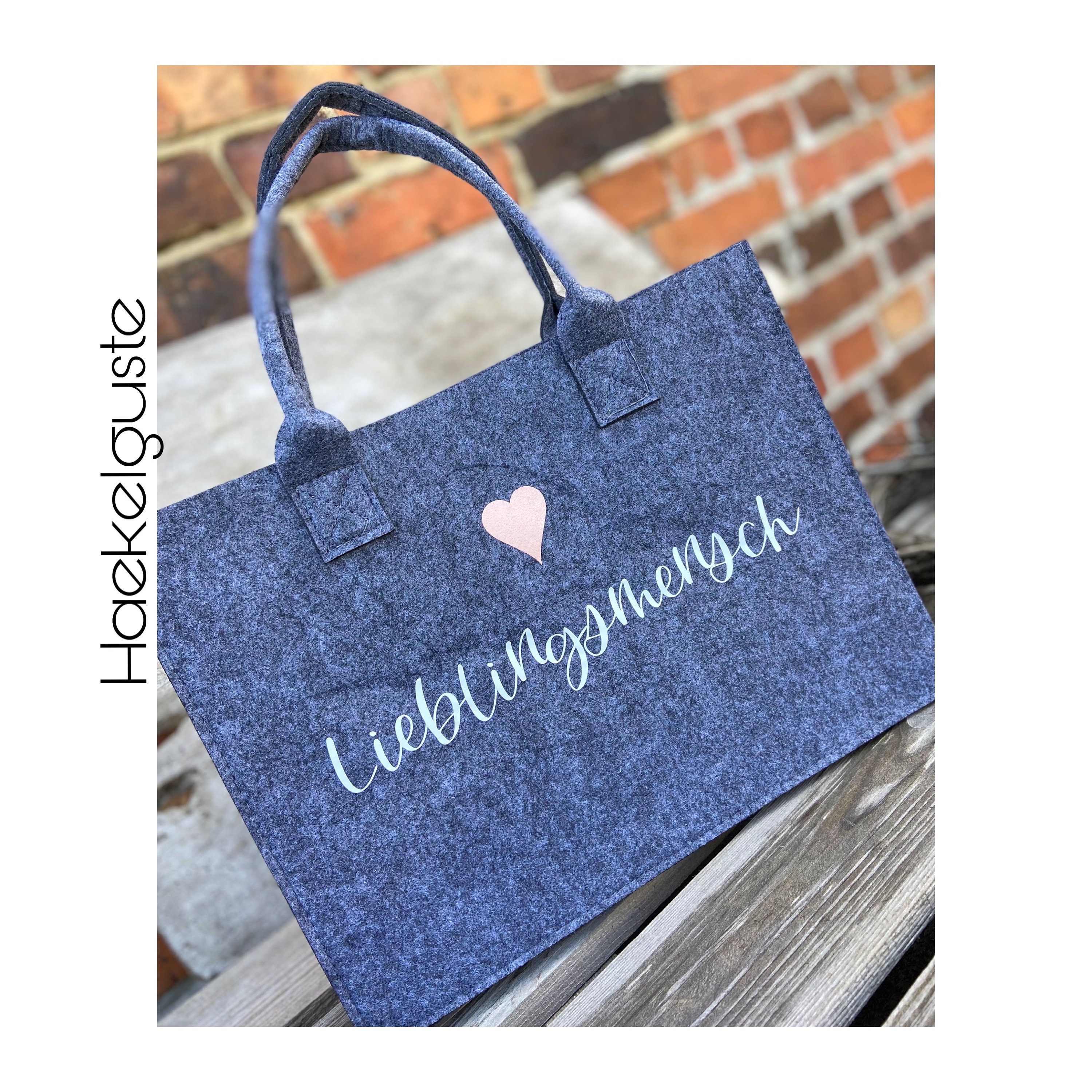 Felt Bag 33 X 25 X 13 Cm, Mother's Day Gift for Mom, Shopper