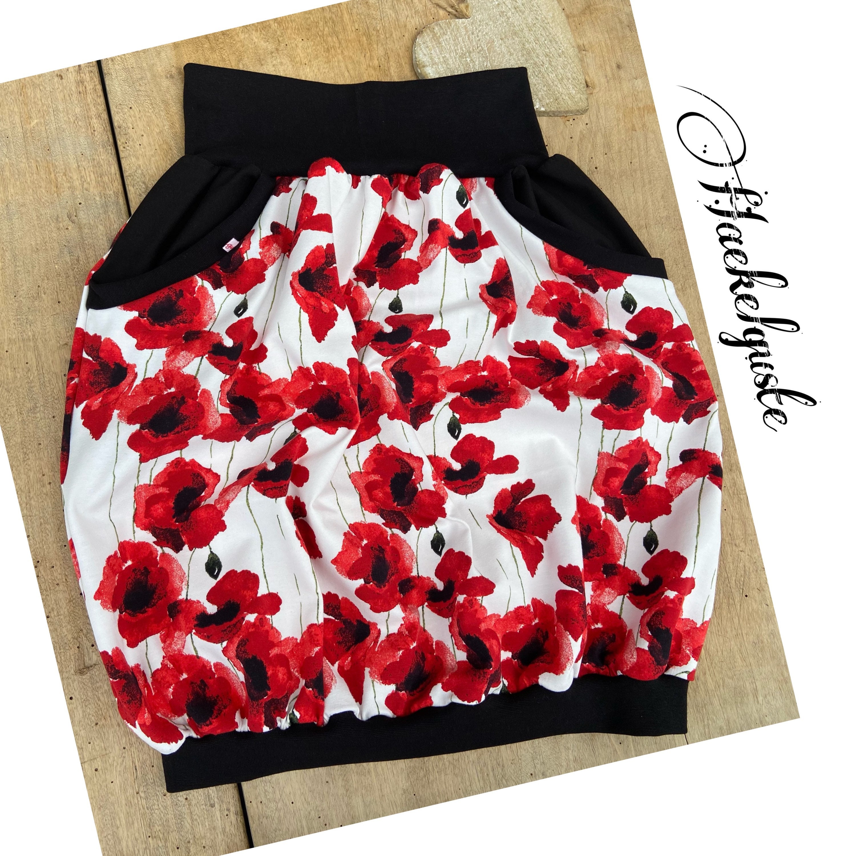monepine/モネピネballoon layered skirt poppy Organic Balloon Skirt 