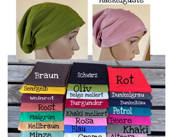 22 Colors - Women's Beanie Hat Lightweight Summer Hat Chemo Thin Hat Woman Long Beanie
