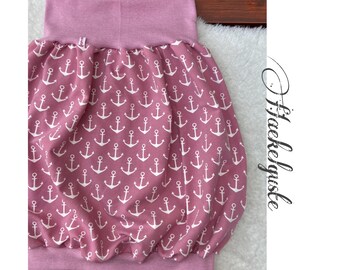 Balloon skirt "AnkerLiebling" Ladies skirt pink maritime