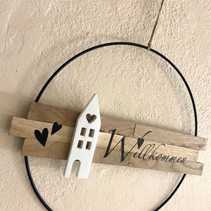 DOITOOL Sternkranz-Rahmen – 30 Cm Durchmesser, Metall, Grün, Für DIY-Kränze, Deko Zu Weihnachten & Feiern