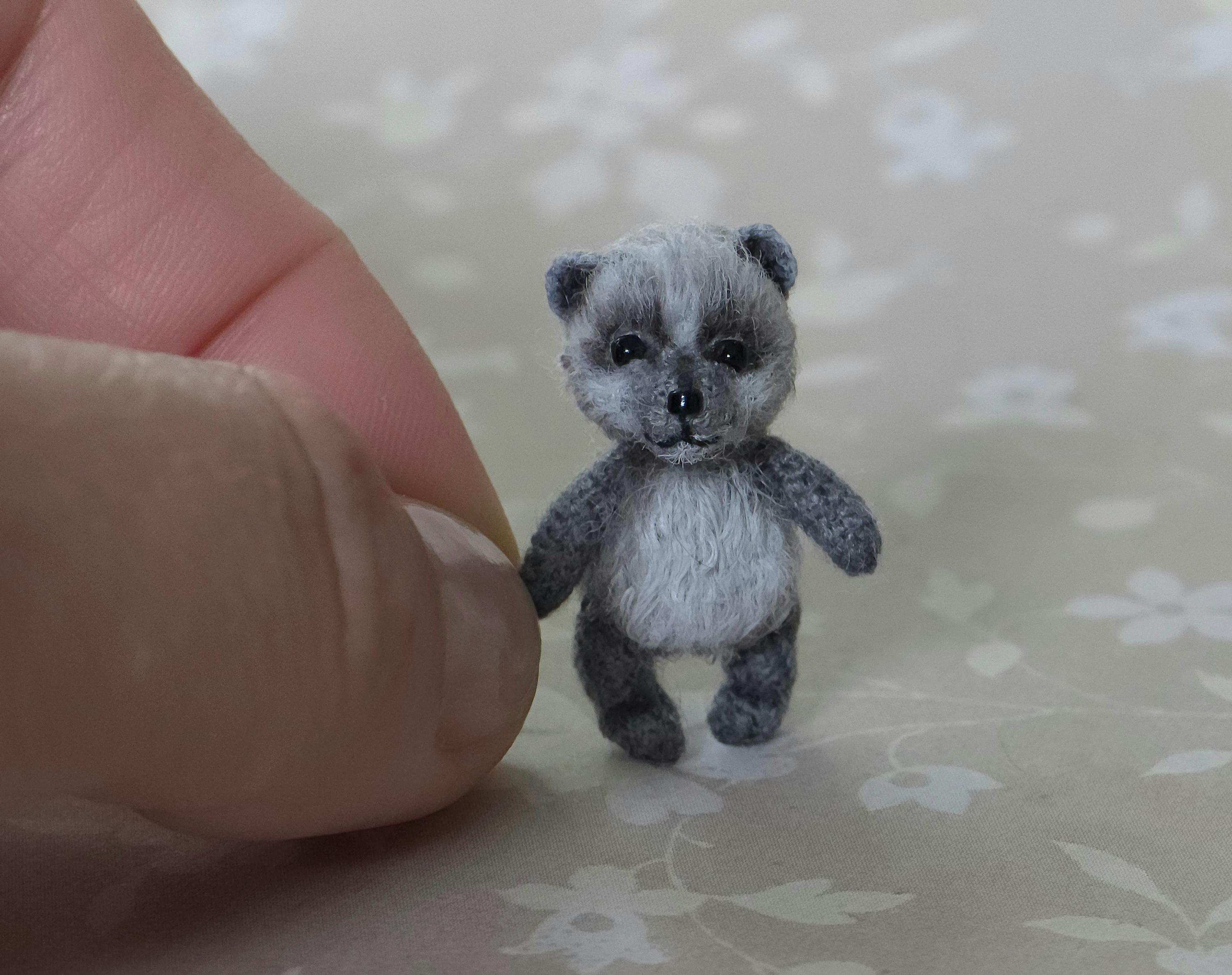 1 Inch Miniatures 1 Inch Miniature Teddy Bear, Miniature Toy, OOAK Toy, Collectible ...