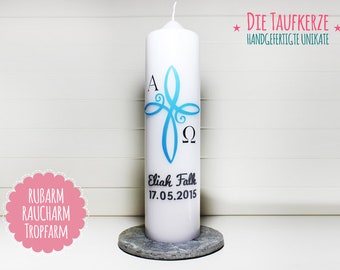 Taufkerze Jungen Taufkerzen Kreuz