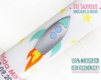 Taufkerze, Rakete