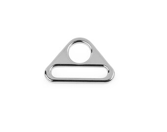 10 x triangle ring 25 mm pull-through triangle frame with bridge