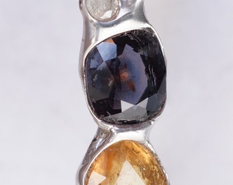 Sapphire Diamond Pendant