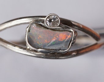 Opal Diamant Ring